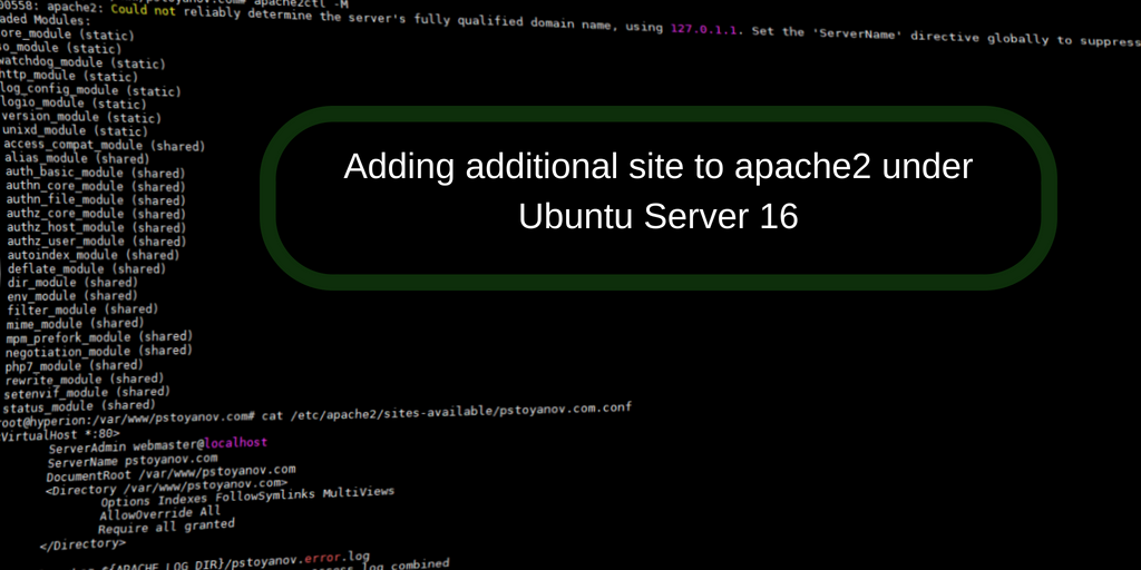 Multiple domains in apache2 Ubuntu16