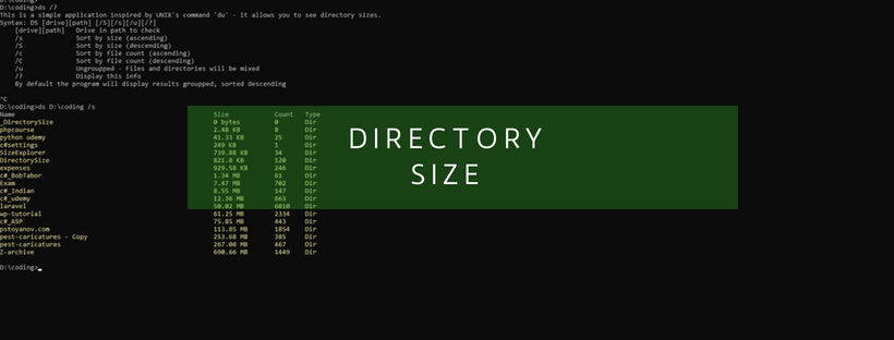 Directory Size